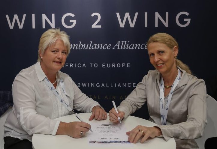 Wing-to-wing air ambulance alliance launched at ITIC Geneva 2018