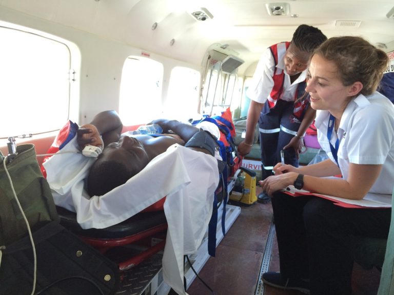 AMREF Flying Doctors evacuates Spinal fracture patient from Lodwar to Nairobi