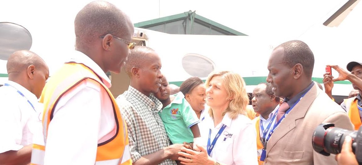 Evacuation of Baby Satrine Osinya