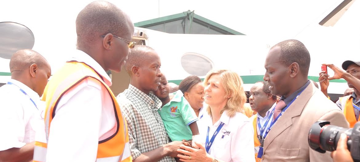 Evacuation of Baby Satrine Osinya