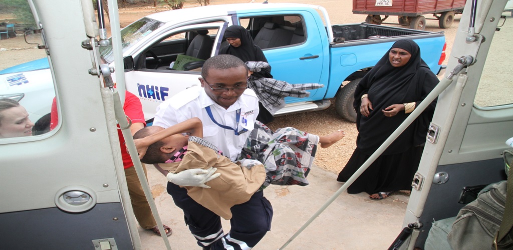 Ten-year-old tumour patient Evacuated from Mandera for specialised care