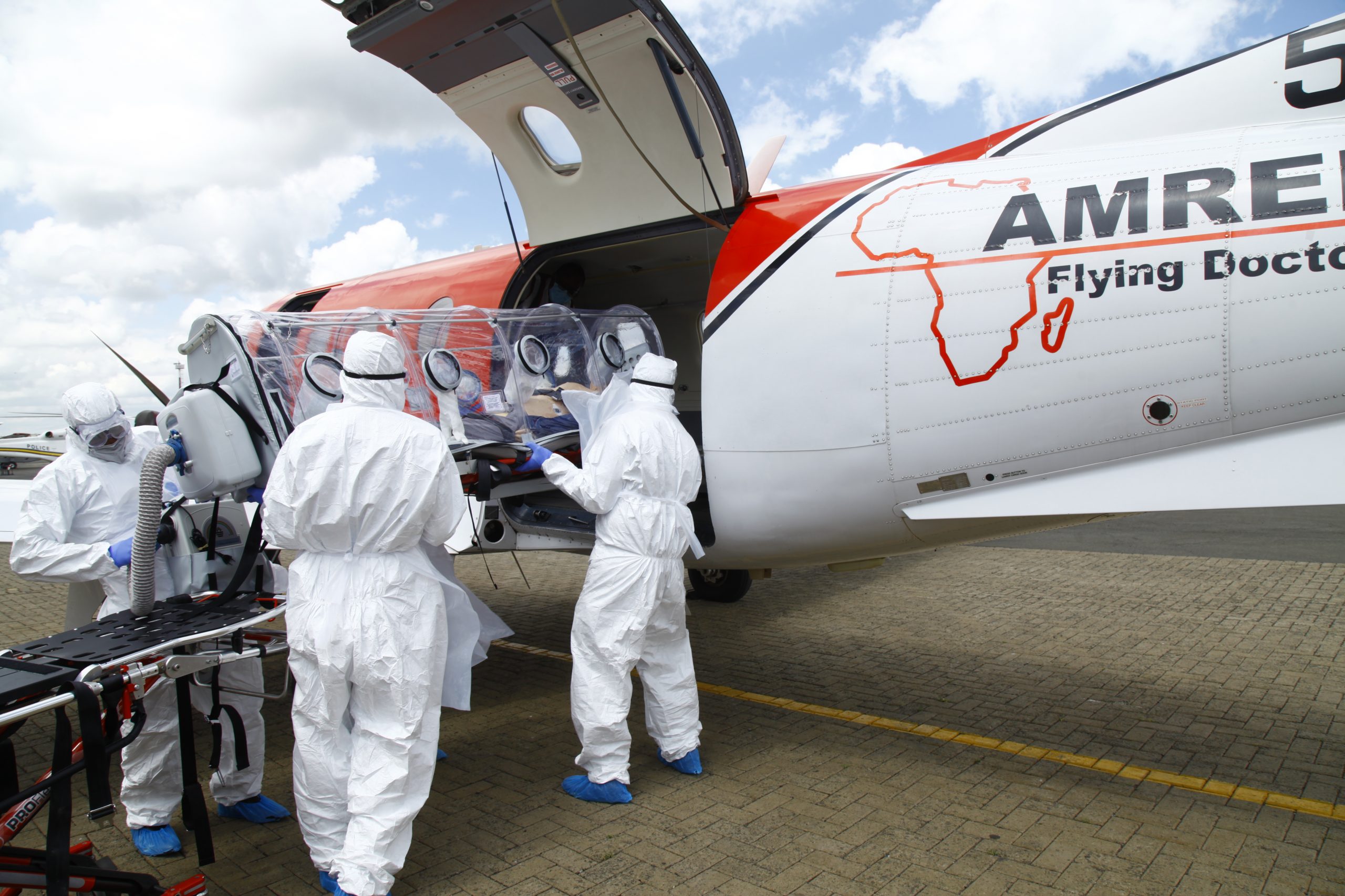 Double Covid-19 Evacuation undertaken by AMREF Flying Doctors