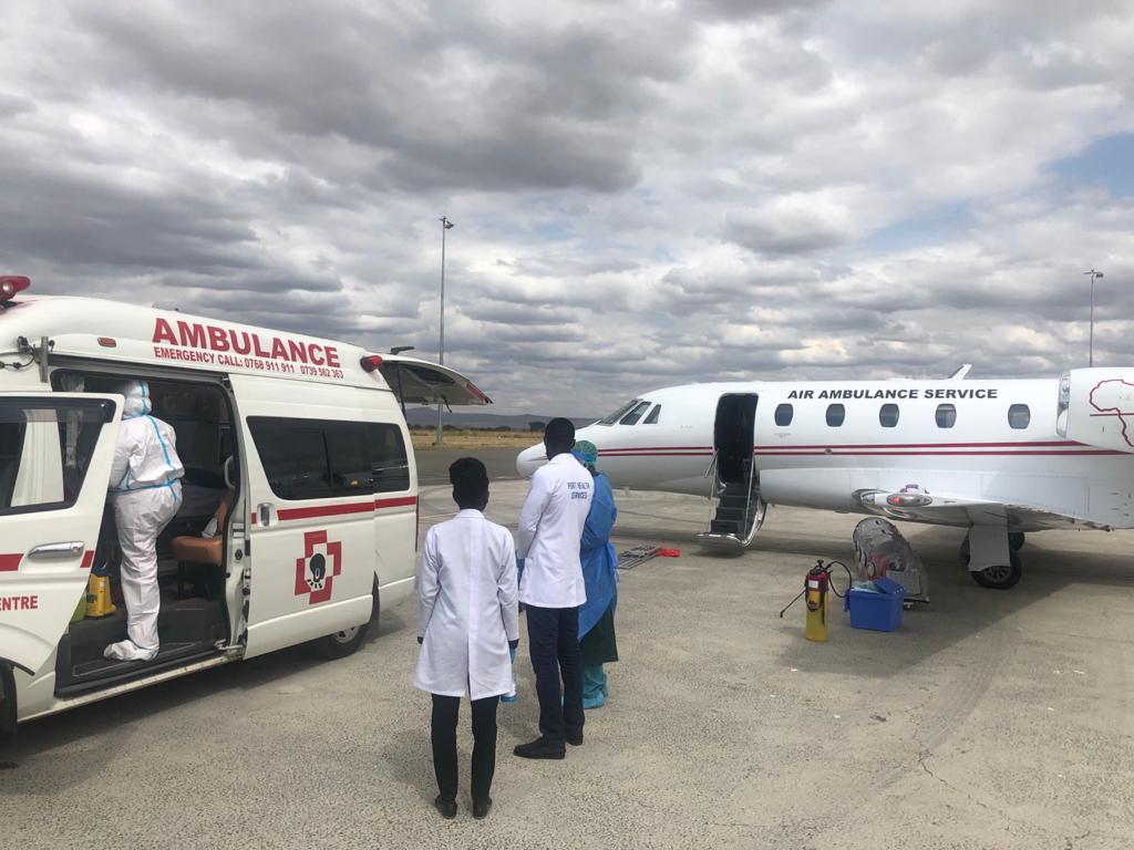 BEATING ALL ODDS: AMREF FLYING DOCTORS EVACUATES THREE COVID-19 PATIENTS