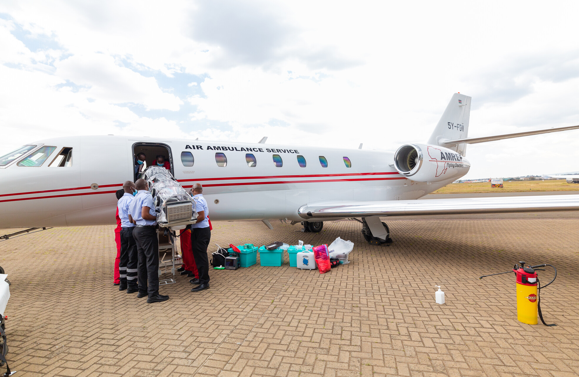 AMREF FLYING DOCTORS' CESSNA CITATION SOVEREIGN C680 COMPLETES SUCCESSFUL MAIDEN FLIGHT